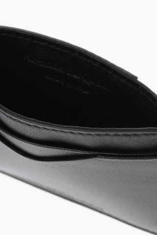 Leather Card Holder with Embossed Details