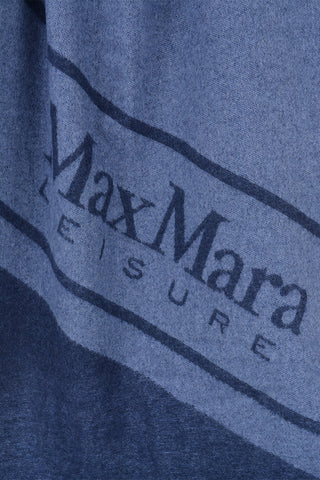 LEISURE Wool Blend Scarf with Contrast Logo