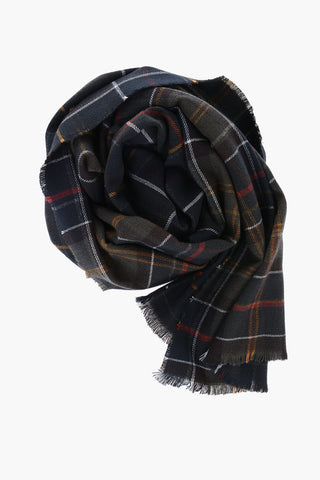 Sciarpa MONTIETH Motivo Tartan con Frange