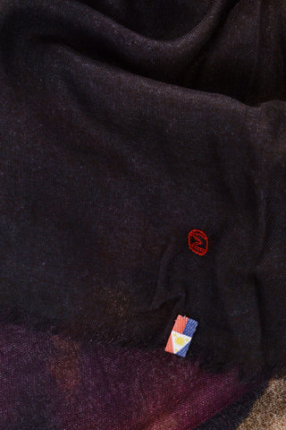 Foulard LADIES ONLY Stampato con Frange