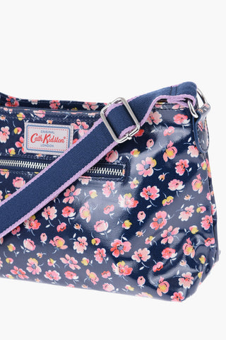 Floral Print Faux Leather MALLORY Crossbody Bag