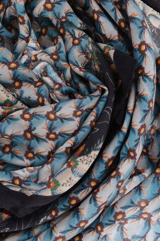 Floral Print DEHLY Scarf