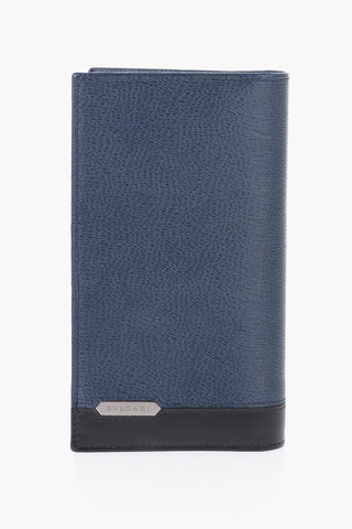 Two-Tone Leather SERPENTI SCAGLIE Wallet