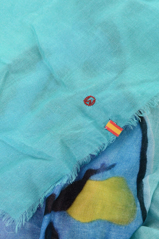 Printed Foulard With Fringes