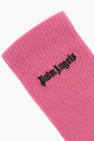 Cotton Stretch Long Sockswith Rib Details