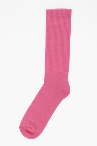 Cotton Stretch Long Sockswith Rib Details