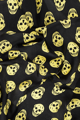 Foulard BIKER in Seta con Teschi All-Over