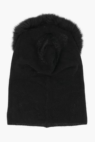 Solid Color FINIRE Balaclava with Pom Pom