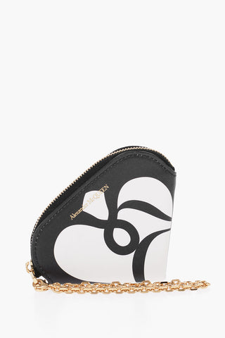 Leather Coin Holder with Golden Chain