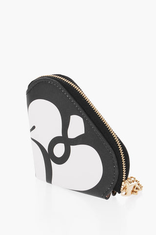 Leather Coin Holder with Golden Chain