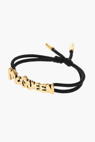 Adjustable Rope GRAFFITI Bracelet with Golden Effect Logo