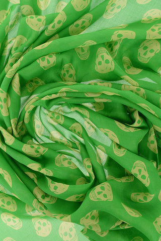 Foulard BIKER with All-Over Contrast Skulls
