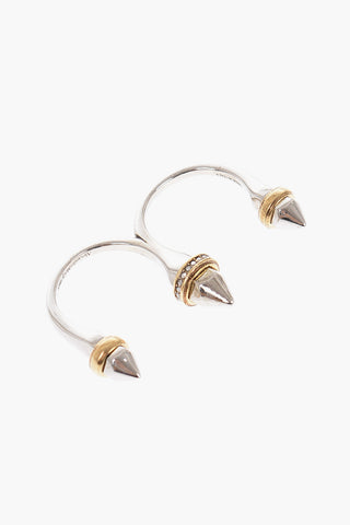 Double Ring with Studs