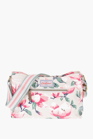 Floral Print Leather MAGNOLIA Crossbody Bag