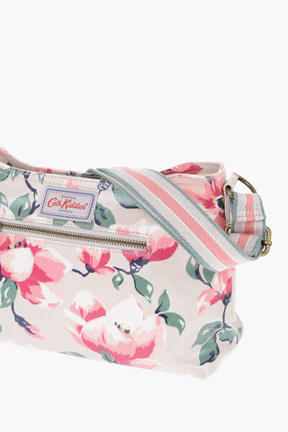 Floral Print Leather MAGNOLIA Crossbody Bag