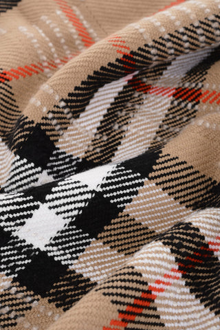 Vintage Checked Maxi Scarf