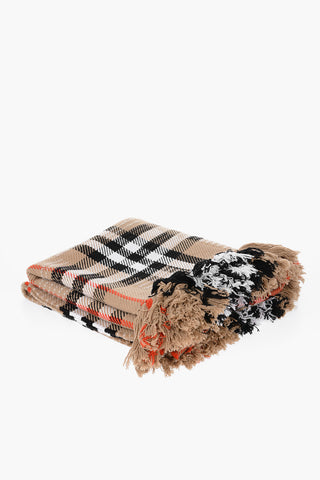 Vintage Checked Maxi Scarf