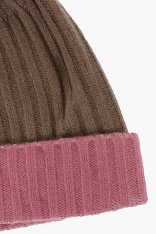 Cashmere Reversibile Beanie Hat