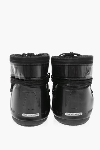 Solid Color ICON LONG GLANCE Snow Boots