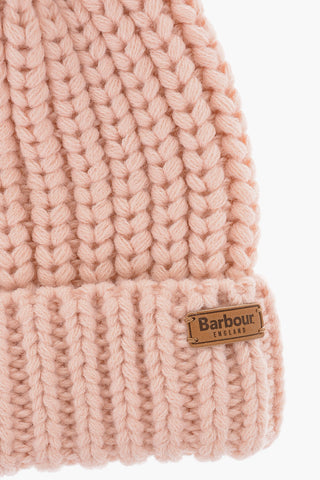 Solid Color Beanie with Faux Fur Pom Poms