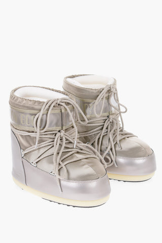 Solid Color ICON LONG GLANCE Snow Boots