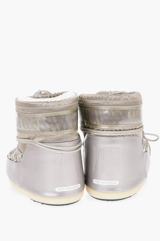 Solid Color ICON LONG GLANCE Snow Boots