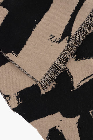 Two-Tone Wool GRAFFITI Scarf