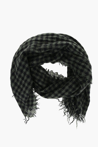 Checkered PAOLO Cashmere Blend Scarf
