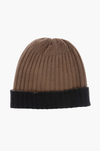 Cashmere Reversibile Beanie Hat