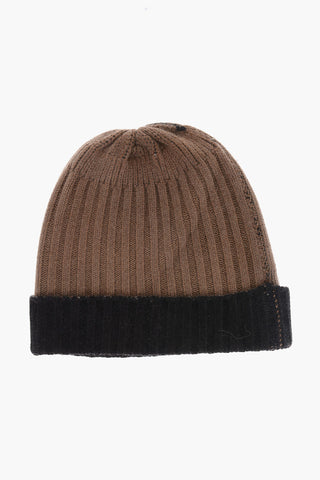 Cashmere Reversibile Beanie Hat