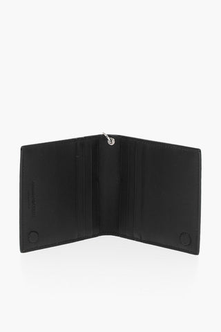 Gradient-Effect Leather Card Holder