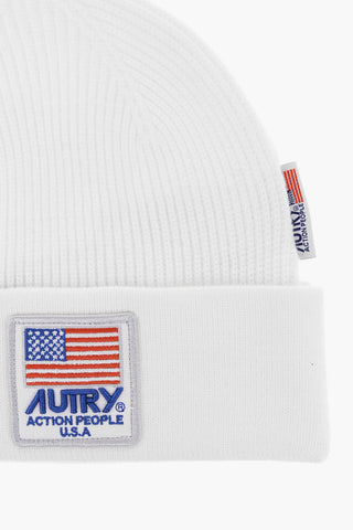 Solid Color Beanie with Embossed Logo