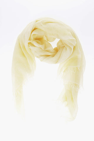 Sciarpa In Cashmere Con Frange