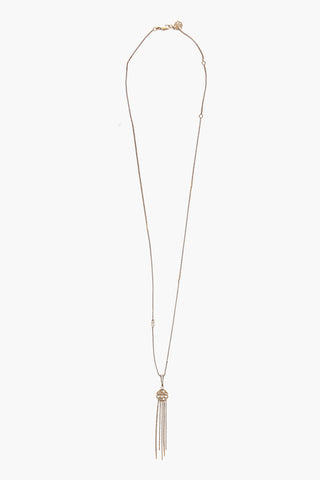 Golden-Effect Necklace with Pendant