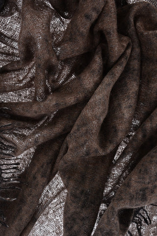 Cashmere NOEL Scarf with Fringes