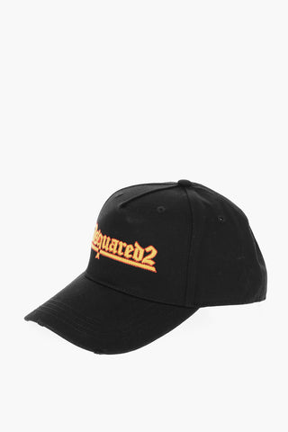 Cappello Baseball in Tinta Unita con Logo Ricamato