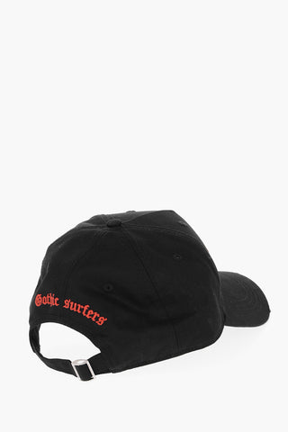 Cappello Baseball in Tinta Unita con Logo Ricamato