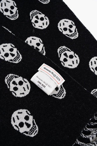 Wool Scarf with Embroidery