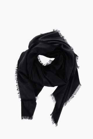 Foulard in Jaquard con Logo Tone Sur Tone