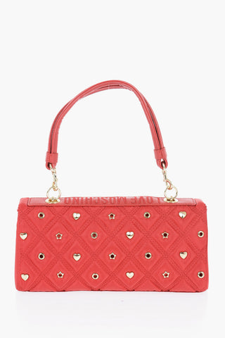 LOVE Quilted bag with Metallic Applications