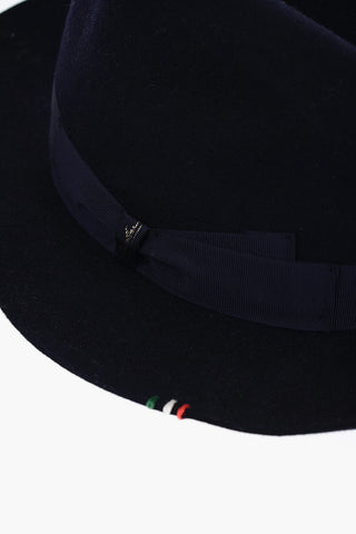 LIMITED EDITION Solid Color Flag Fedora Hat with Printed Lining