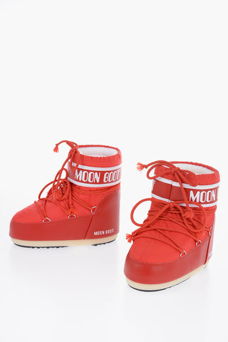 Stivali da Sci in Nylon con Logo a Contrasto