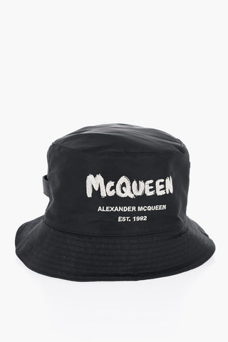 Cappello Bucket in Poliestere con Ricamo