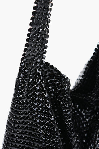 Black Metal Mesh PIXEL Bag