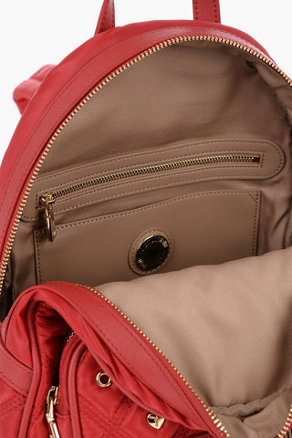 LOVE Quilted Backpack with Metallic Applications