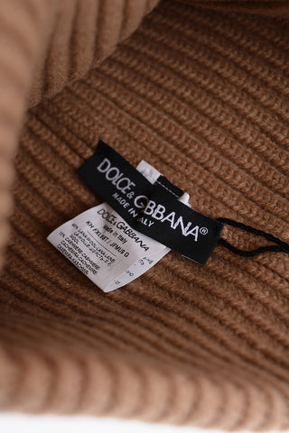 Ribbed Wool and Cashmere Beanie