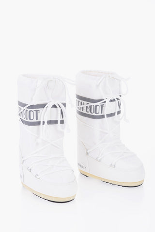Stivali da Sci in Nylon con Logo a Contrasto