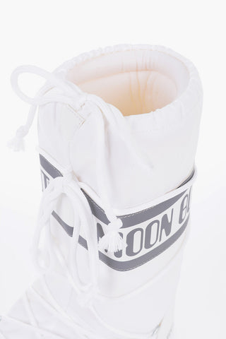 Stivali da Sci in Nylon con Logo a Contrasto