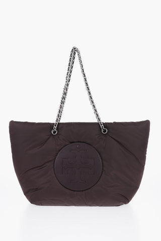Padded ELLY Tote Bag with Chain Detail
