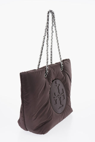 Padded ELLY Tote Bag with Chain Detail